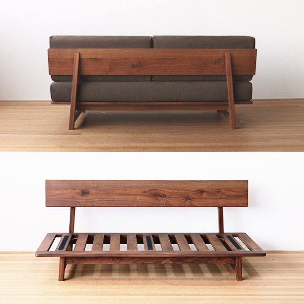 背面、クッション下スノコ仕様