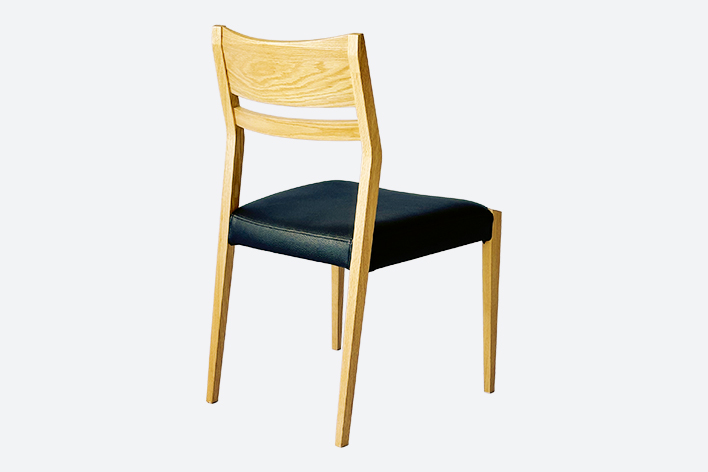 オーク材 後ろから