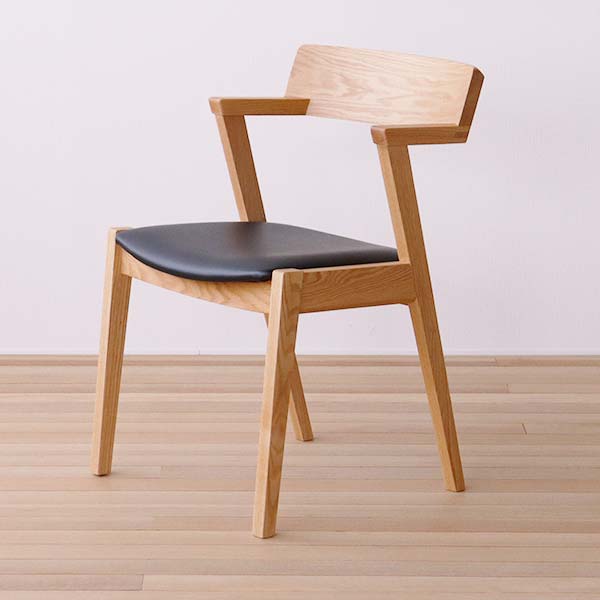 オーク材 斜めから