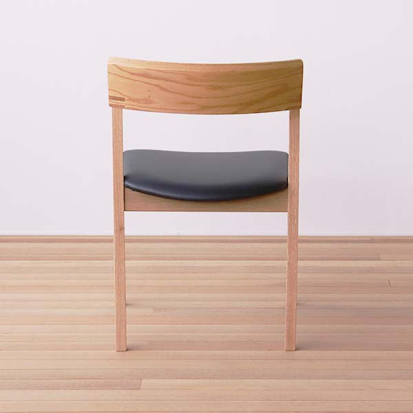 オーク材 後ろから