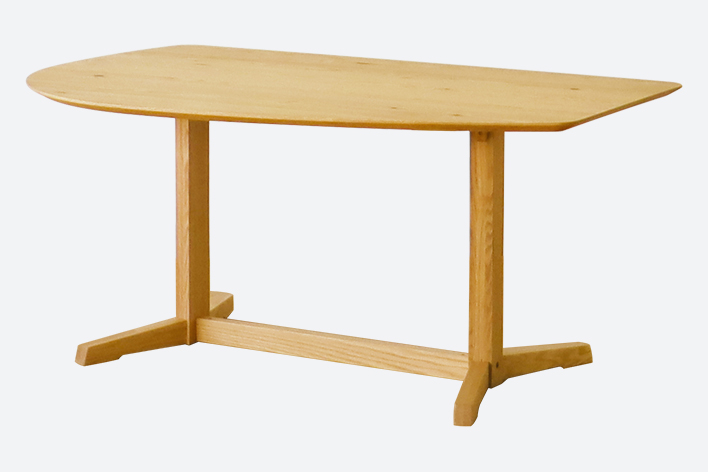 オーク材 斜めから