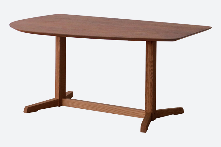 ウォールナット材 斜めから