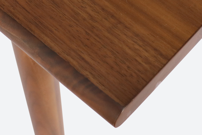 テーブル天板角