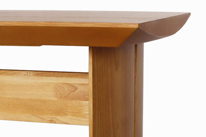 テーブル天板角の形状