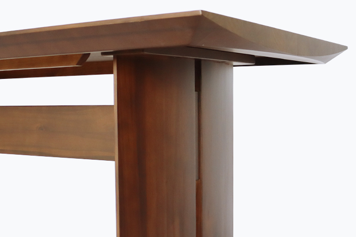 テーブル天板横の形状