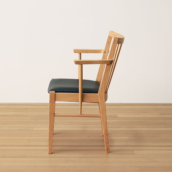 オーク材 横から