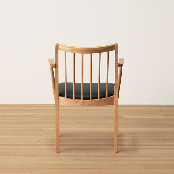 オーク材 後ろから