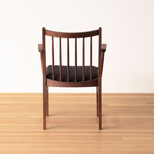 ウォールナット材 後ろから